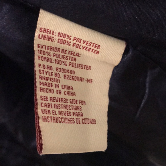 HYDRAULIC pea coat double breasted Large Blue Lg - Picture 4 of 8